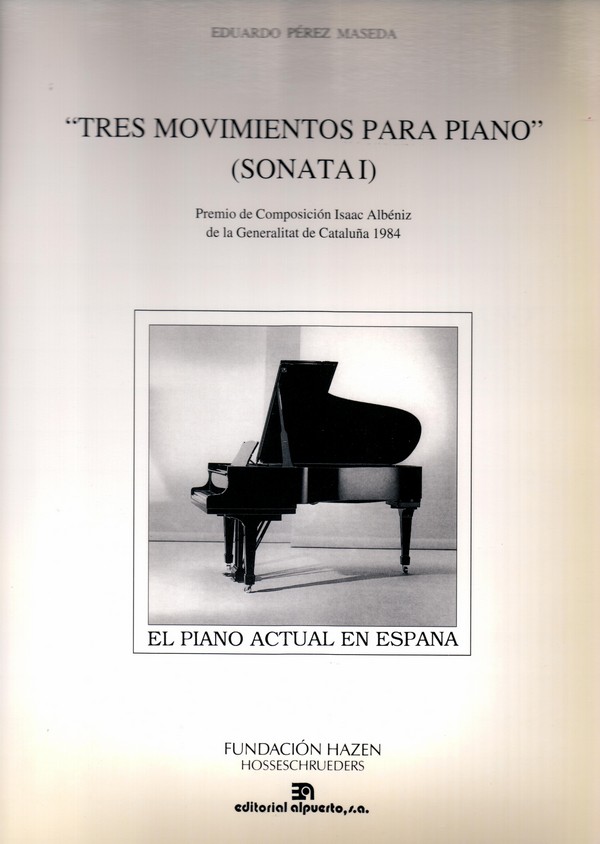 Tres movimientos para piano (Sonata I)