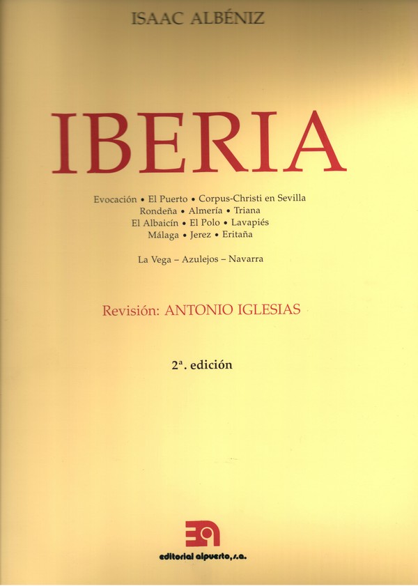 Iberia
12 nuevas "impresiones" en cuatro cuadernos