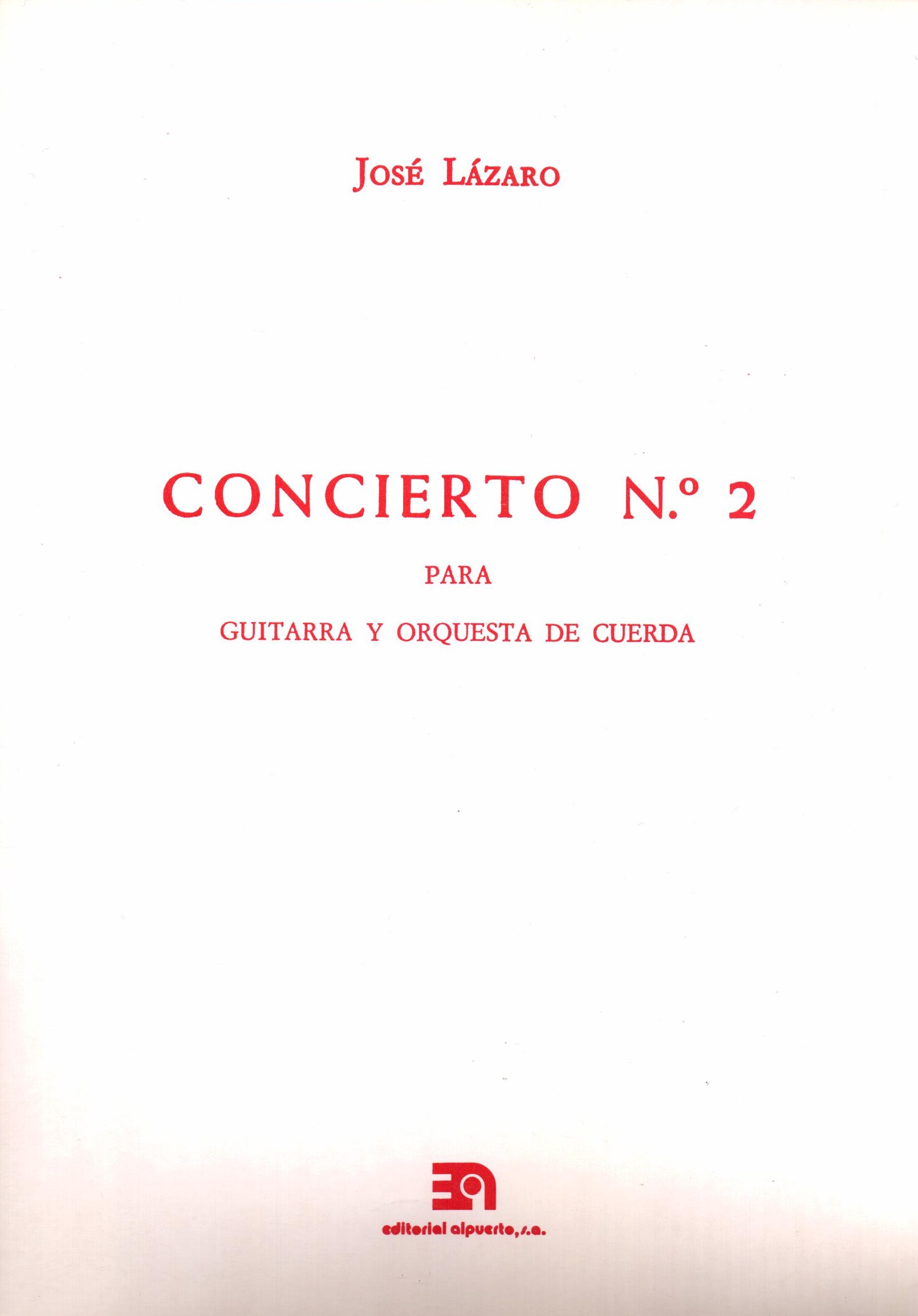 Concierto nº 2 para guitarra y orquesta de cuerda